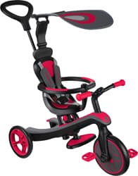 Globber Explorer 4 in 1 Kırmızı Bebek Bisikleti ürün görseli