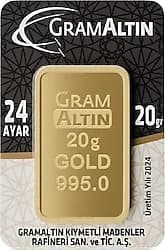 20 gr 24 Ayar Gram Altın ürün görseli