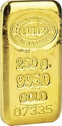 250 gr 24 Ayar Külçe Altın ürün görseli
