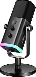 Fifine AM8 XLR/USB RGB Dinamik Oyuncu ve Yayıncı Mikrofonu ürün görseli