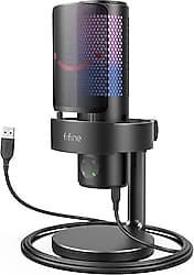 Fifine Ampligame A9 RGB USB Yayıncı Mikrofonu ürün görseli