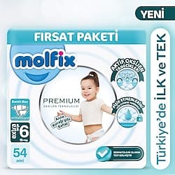 Molfix Premium 6 Numara Extra Large 54'lü Bebek Bezi ürün görseli