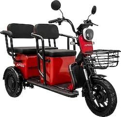 Apec APM5 1000 W 3 Tekerlekli Elektrikli Motosiklet Kırmızı ürün görseli