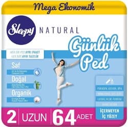 Sleepy Natural Uzun 64'lü Günlük Ped ürün görseli