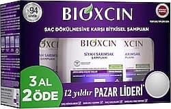 Bioxcin Siyah Sarımsaklı 3x300 ml Saç Dökülmesine Karşı Şampuan ürün görseli