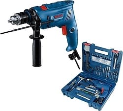Bosch GSB 600 Darbeli Matkap + 100 Parça Aksesuar Seti ürün görseli