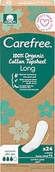 Carefree Organic Cotton Topsheet Uzun Günlük Ped 24'lü ürün görseli