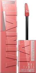 Maybelline New York Super Stay Vinyl Ink Parlak 100 Charmed Likit Ruj ürün görseli