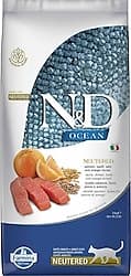 N&D Ocean Düşük Tahıllı Kısırlaştırılmış Somonlu ve Portakallı 10 kg Yetişkin Kedi Maması ürün görseli
