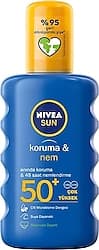 Nivea Koruma & Nem 200 ml 50 Faktör Sprey Güneş Kremi ürün görseli