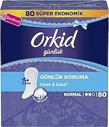 Orkid Günlük Koruma Normal Günlük Ped 80'li ürün görseli