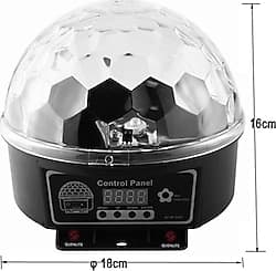 Quenlite QX-61 RGBW DMX512 Sahne Küre Led Işık Sistemi 6x1 W Disko Işığı ürün görseli